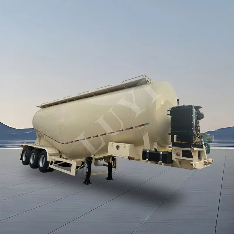3-axle 35-50 Cubic Meter Cement Tank Semi-trailer