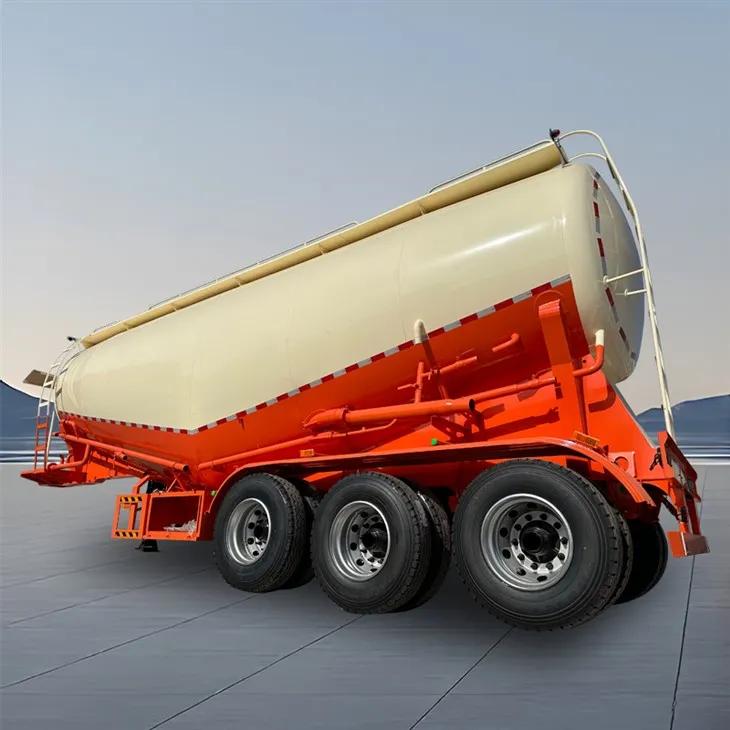 3 - eje 40 - cúbico - medidor V-type ceniza volante bulk cement semirrailer