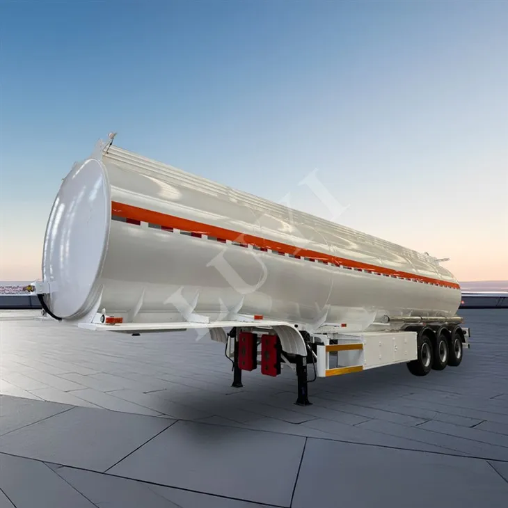 3 - eje de 60 toneladas 45,000 litros de acero de acero semirrailer