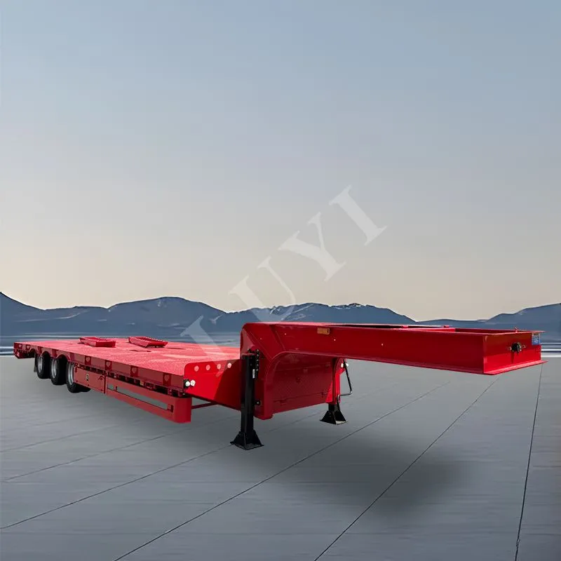 Semirremolque de chasis bajo de 3-ejes y 80-toneladas
