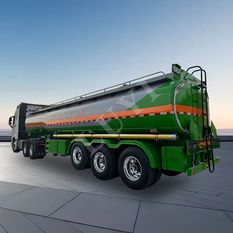 40 metros cúbicos 45 metros cúbicos Tank de aceite de 3 ejes remolque