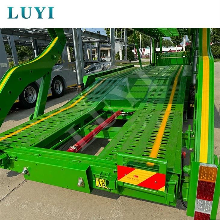 Car Carrier Semi Tailer 3axes Upper Transportation Container Car Carrier Semi Tailer 3axes Upper Transportation Container
