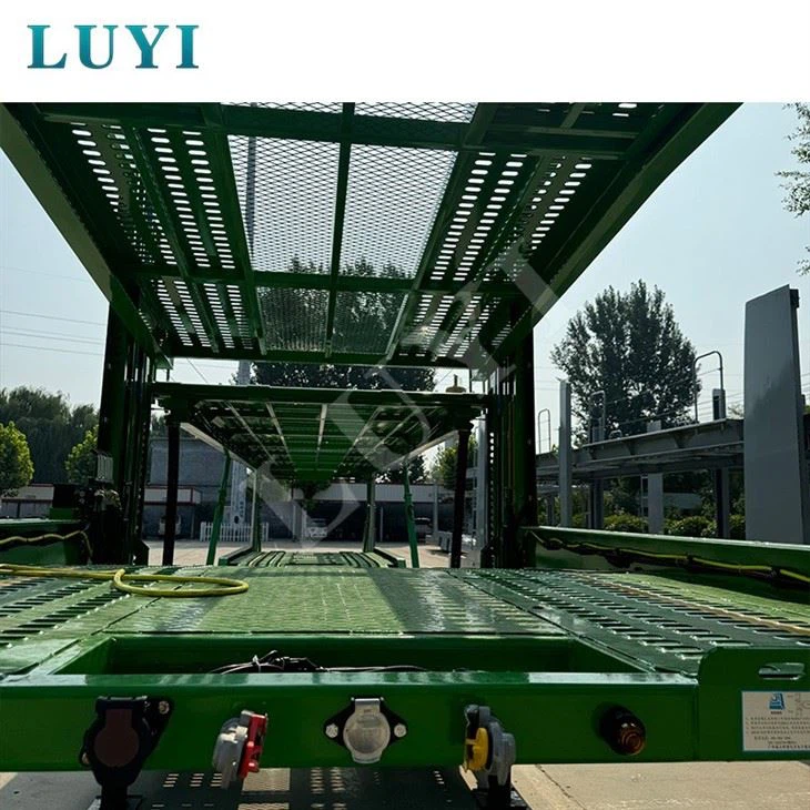 Car Carrier Semi Tailer 3axes Upper Transportation Container Car Carrier Semi Tailer 3axes Upper Transportation Container
