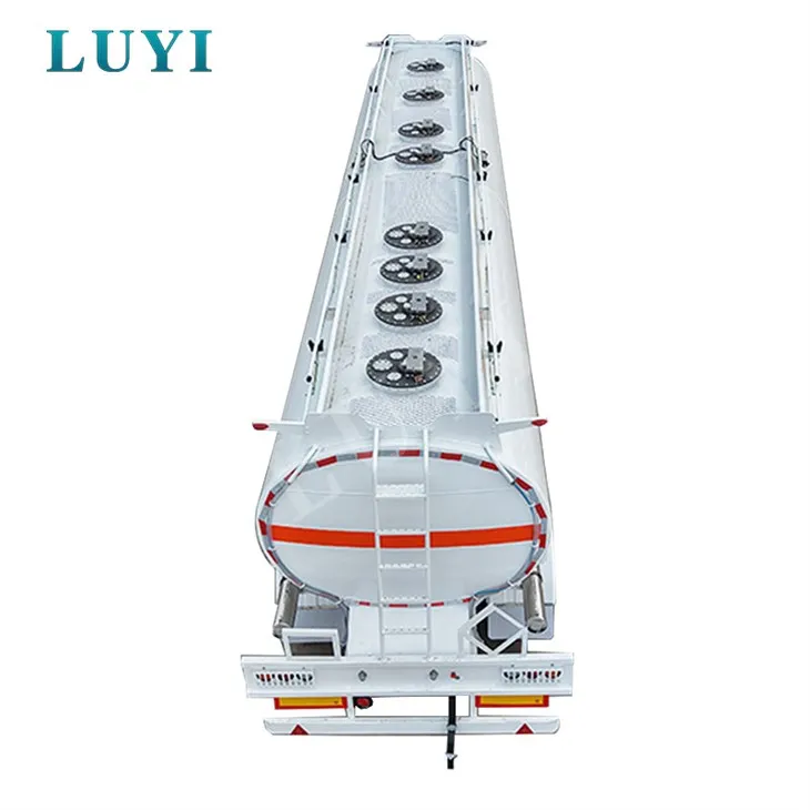 Nuevo remolque cisterna de acero al carbono de 3 ejes